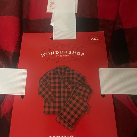 Wondershop men’s red/black Buffalo plaid Christmas pajama set - Picture 3 of 3